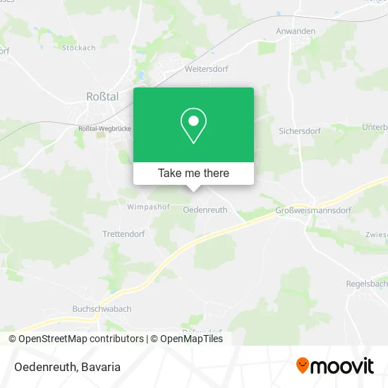 Карта Oedenreuth