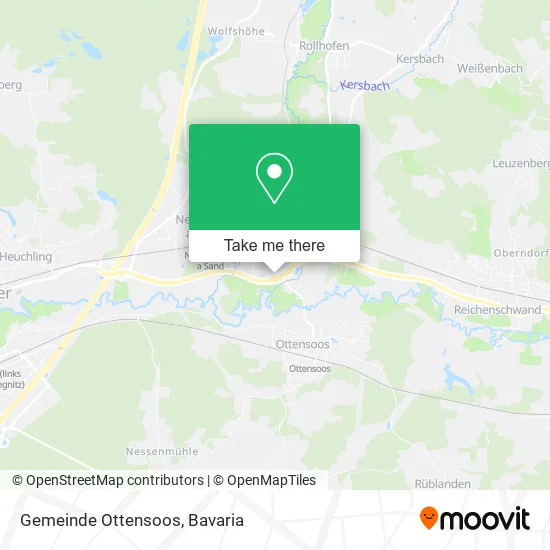 Карта Gemeinde Ottensoos
