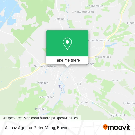 Карта Allianz Agentur Peter Mang