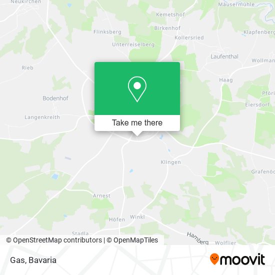 Gas map