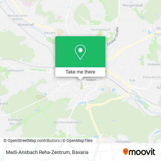 Medi-Ansbach Reha-Zentrum map