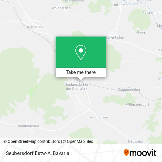 Seubersdorf Estw-A map