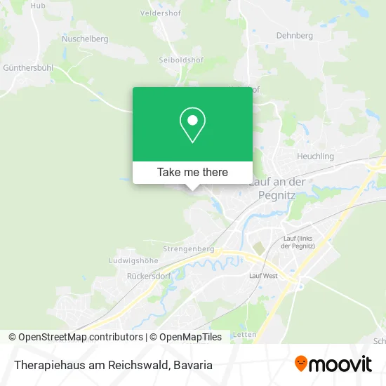 Карта Therapiehaus am Reichswald