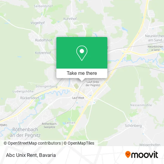 Abc Unix Rent map