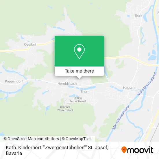 Карта Kath. Kinderhort ""Zwergenstübchen"" St. Josef