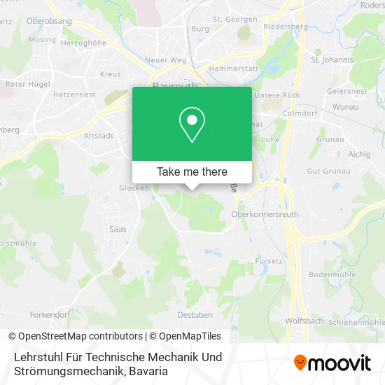 Карта Lehrstuhl Für Technische Mechanik Und Strömungsmechanik