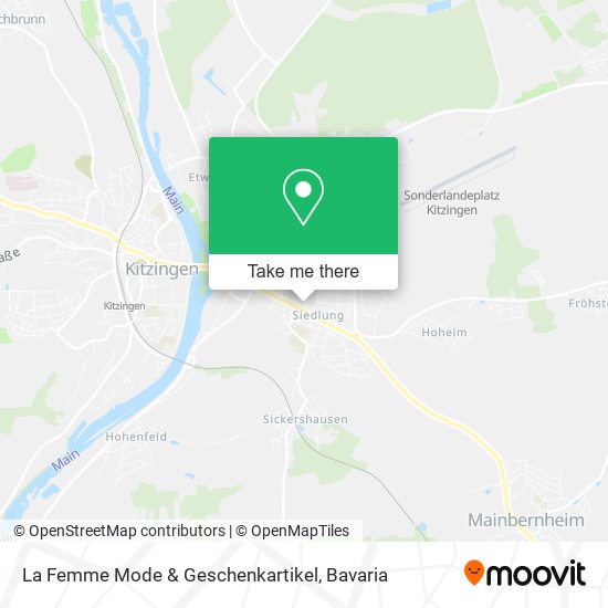La Femme Mode & Geschenkartikel map