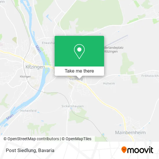 Карта Post Siedlung