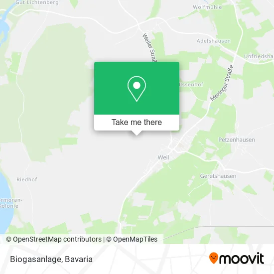 Карта Biogasanlage