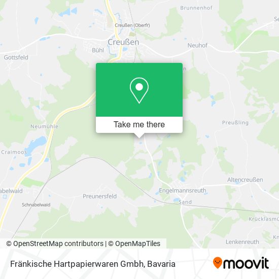 Fränkische Hartpapierwaren Gmbh map