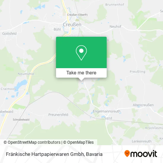 Карта Fränkische Hartpapierwaren Gmbh