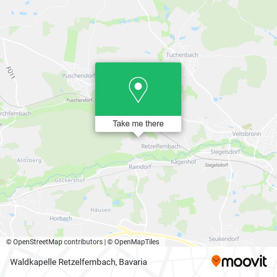 Waldkapelle Retzelfembach map