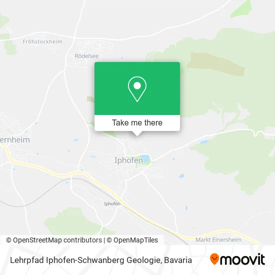 Карта Lehrpfad Iphofen-Schwanberg Geologie