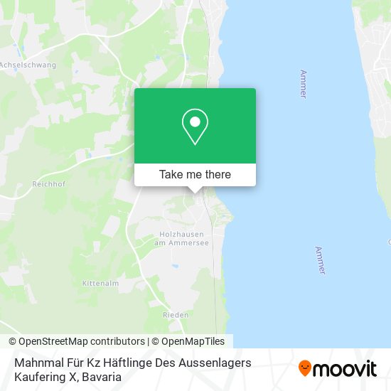 Mahnmal Für Kz Häftlinge Des Aussenlagers Kaufering X map