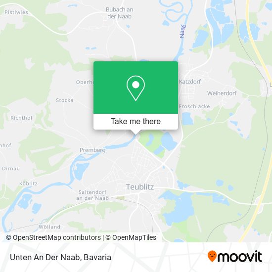 Карта Unten An Der Naab