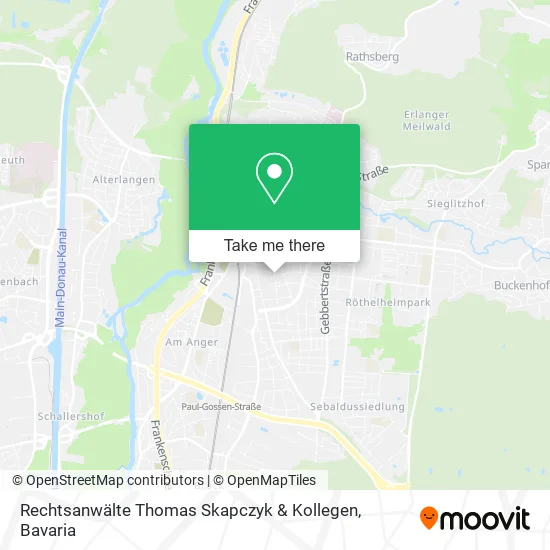 Карта Rechtsanwälte Thomas Skapczyk & Kollegen