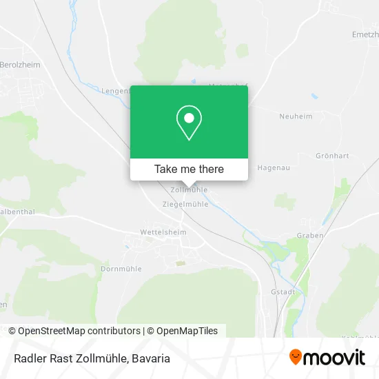 Карта Radler Rast Zollmühle