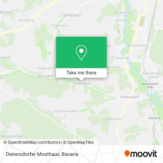 Dietersdorfer Mosthaus map