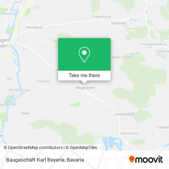 Baugeschäft Karl Beyerle map