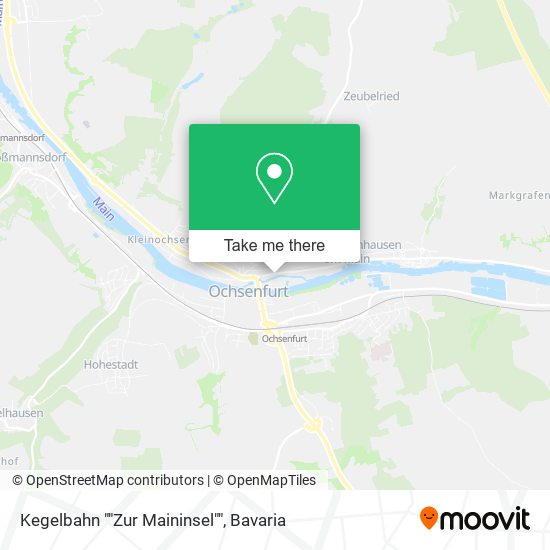 Карта Kegelbahn ""Zur Maininsel""