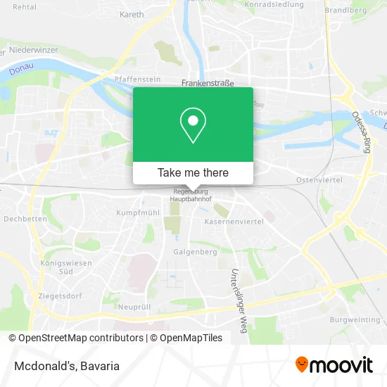 Карта Mcdonald's