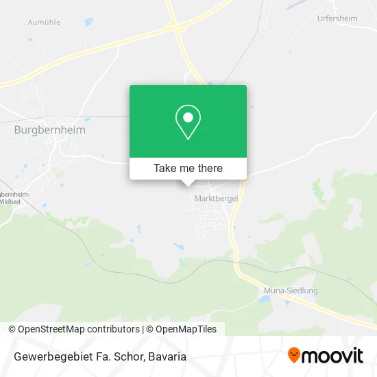 Карта Gewerbegebiet Fa. Schor