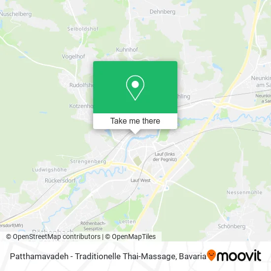 Карта Patthamavadeh - Traditionelle Thai-Massage