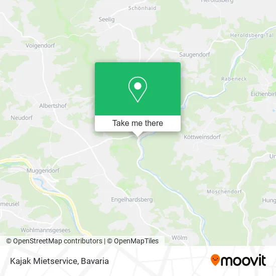 Карта Kajak Mietservice