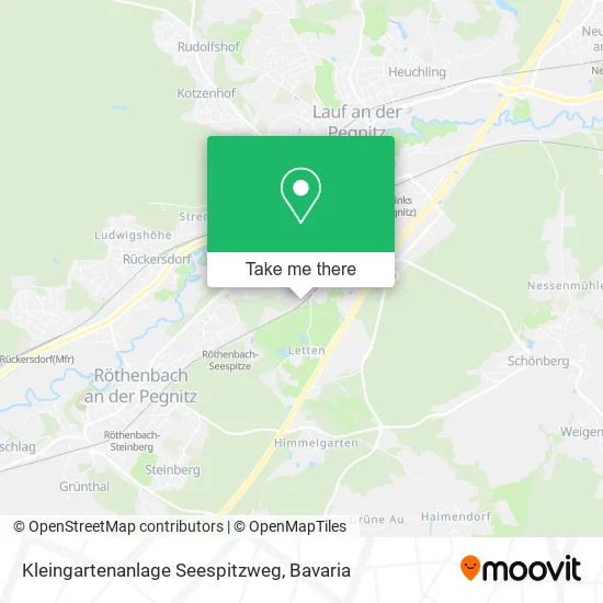 Карта Kleingartenanlage Seespitzweg