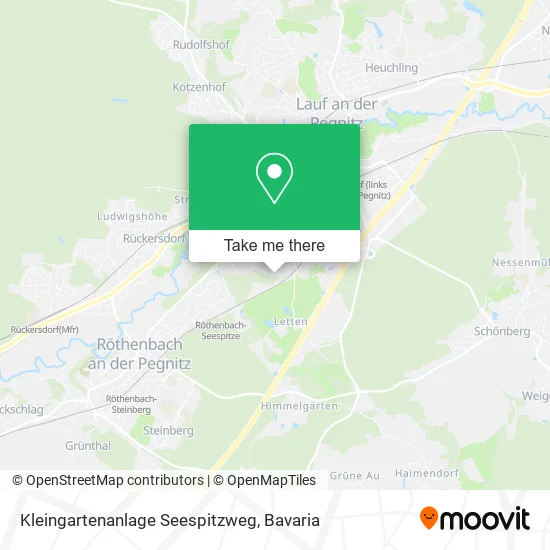 Карта Kleingartenanlage Seespitzweg