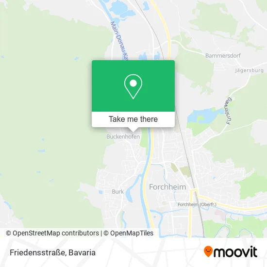 Карта Friedensstraße