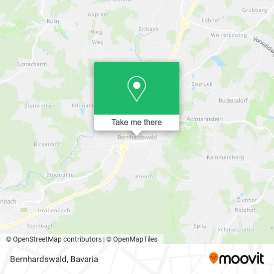 Карта Bernhardswald