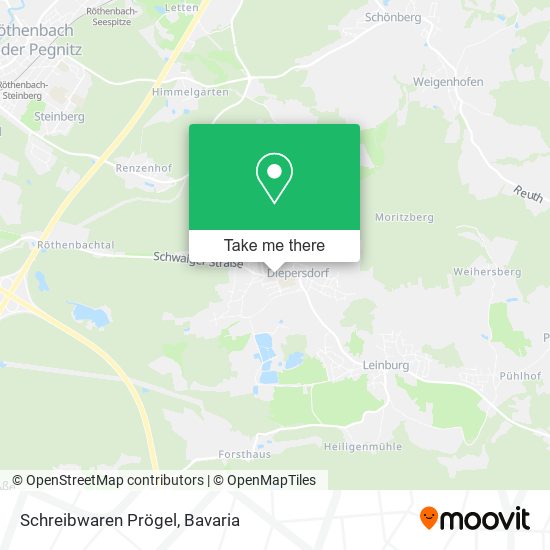 Schreibwaren Prögel map