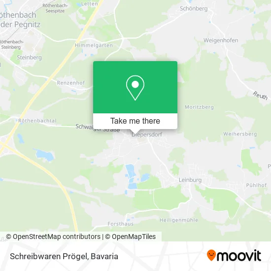 Карта Schreibwaren Prögel