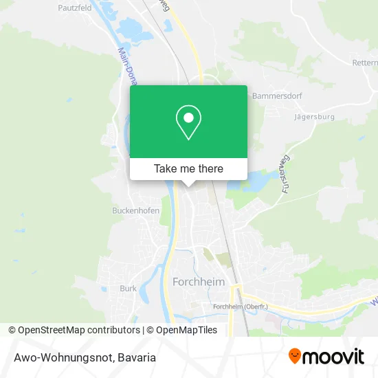 Карта Awo-Wohnungsnot