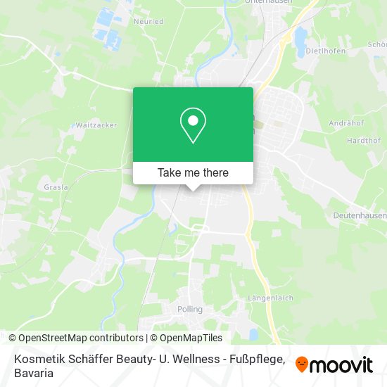 Kosmetik Schäffer Beauty- U. Wellness - Fußpflege map