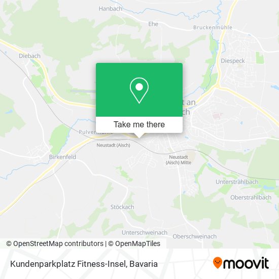 Kundenparkplatz Fitness-Insel map