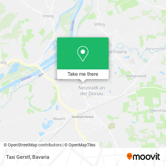 Карта Taxi Gerstl