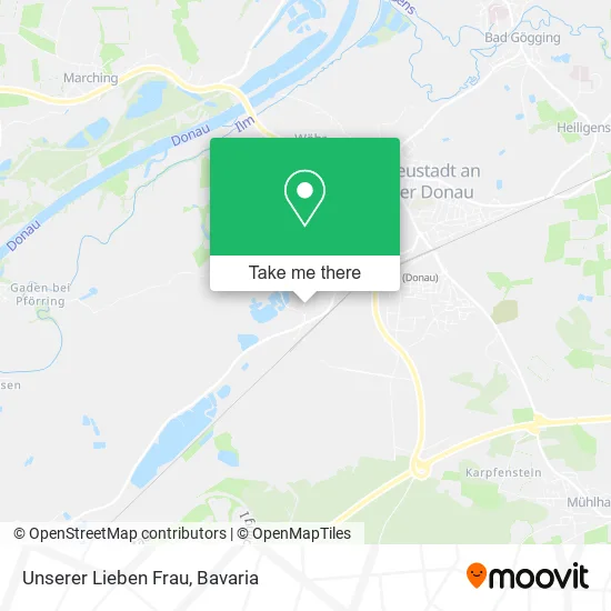 Карта Unserer Lieben Frau