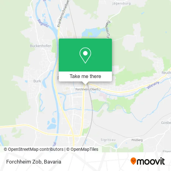 Карта Forchheim Zob