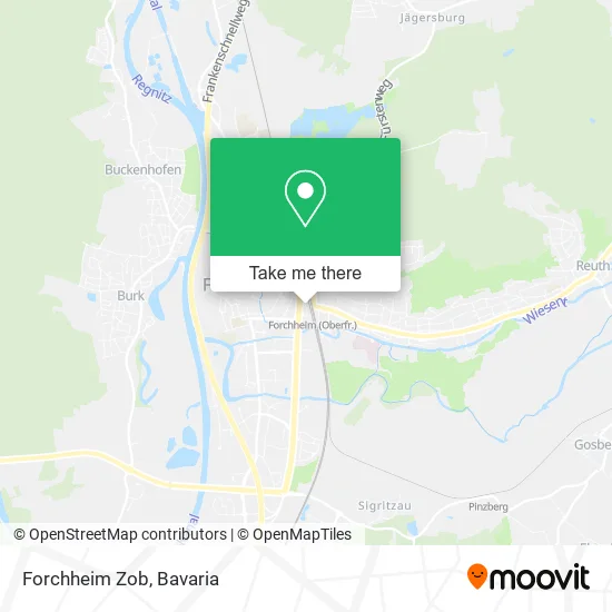 Карта Forchheim Zob