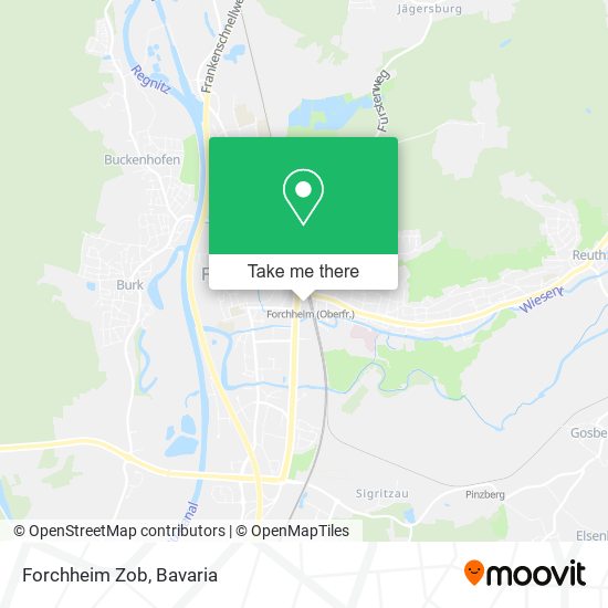 Карта Forchheim Zob