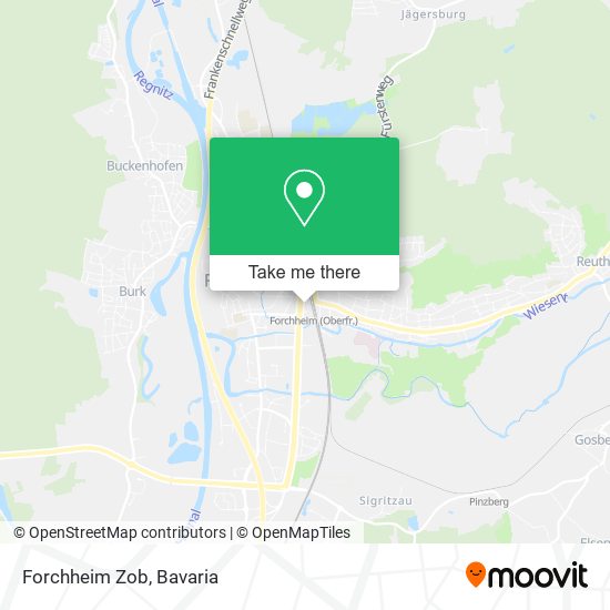 Карта Forchheim Zob