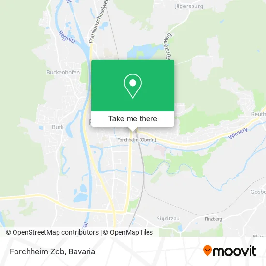 Карта Forchheim Zob