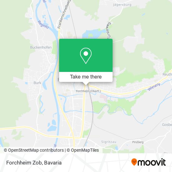 Карта Forchheim Zob