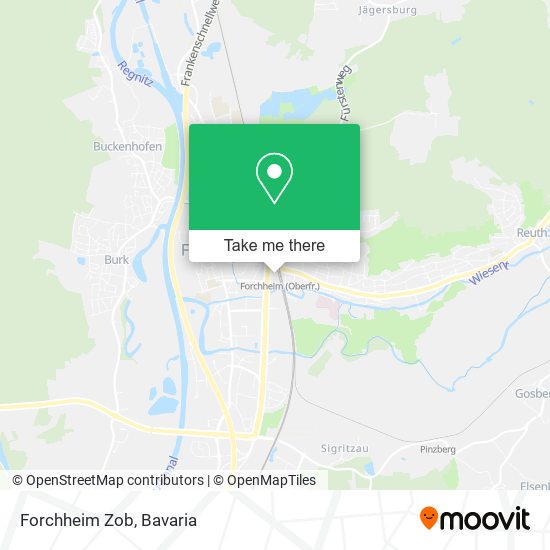 Карта Forchheim Zob