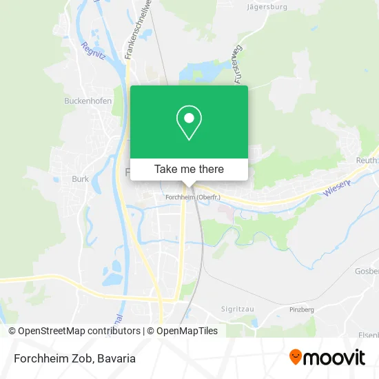 Карта Forchheim Zob