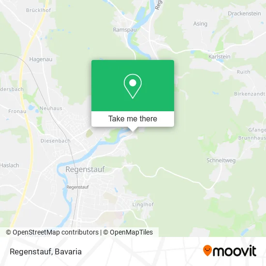 Карта Regenstauf