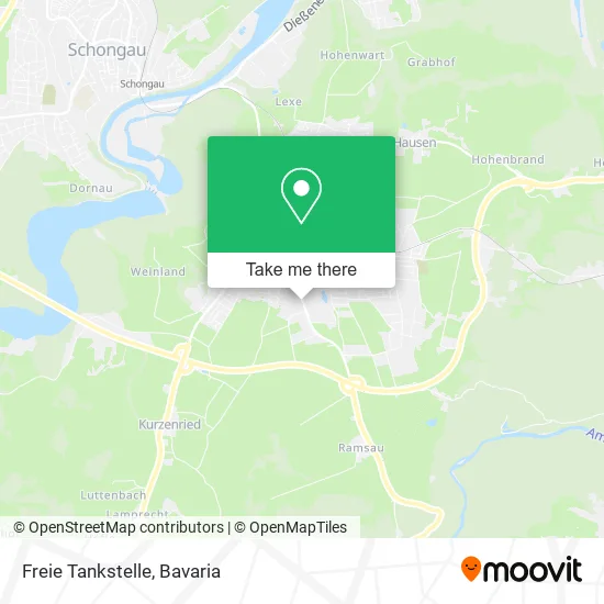Карта Freie Tankstelle