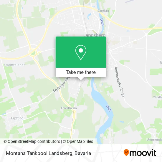 Карта Montana Tankpool Landsberg
